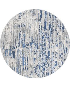 Safavieh Jasper Abstract Collection Round Rug Yvory Blue 200 x 200 cm  