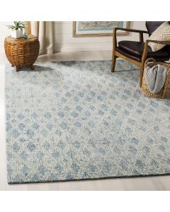 Safavieh Contemporary Abstract Collection Rug Ivory Blue 120 cm X 175 cm