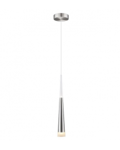 Globo Lighting 15914 1 Light Mini Pendant in Satin Nickel