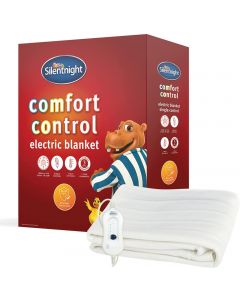 Silentnight Comfort Control Electric Blanket with 3 Heat Settings King Size 5FT