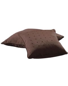 House Additions Madison Cushion Cover Jacquard Brown Chocolate, 56x56cm
