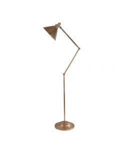Elstead Lighting 1 Light Floor Lamp Provance for Cafes Bistros, Aged Brass, 103×45×78 cm