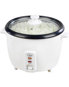 Quest 0.8L Rice Cooker Non-Stick Removable Bowl Keep Warm 350W White