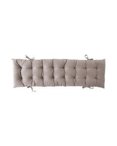 Velvet Bench Seat Pad Cushion Grey