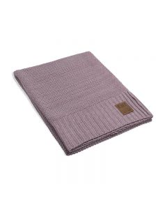 Knit Factory Zoë Blanket - 130cm W x 160cm L - Light Purple