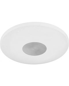 WOFI Ceiling Light Integriert Round With Star design and Sparkles 18W White ‎