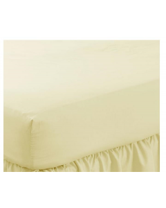 Charlotte Thomas Poetry 144 Thread Count Fitted Sheet, Lemon, DOUBLE