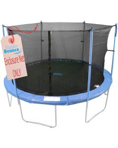 Upper Bounce Trampoline Replacement Enclosure Surround Safety NET ONLY 8Ft Black