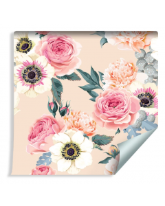 House Additions Floral 10m x 53cm High Quality Non-Pasted Wallpaper Roll