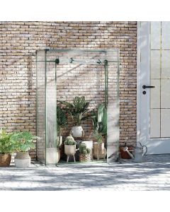 Outsunny Garden PVC Mini Outdoor Greenhouse with Zipper Entrance, Clear L100 x W50 x H150cm
