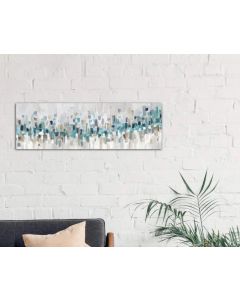 Brayden Studio 'Staccato' Painting on Wrapped Canvas Blue 122cm H x 41cm W x 2cm D