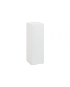 Jline Pedestal Square Wood, White 90cm H x 30cm W x 30cm L