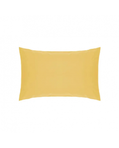 Belledorm 200 Thread Count Egyptian Cotton Pillow Case Set of 2 Yellow                         