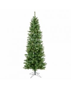 Vickerman Company Salem Pencil 6.5ft Green Pine Artificial Christmas Tree