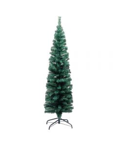 vidaXL Slim Artificial Christmas Tree with Stand Green 120cm