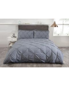 Rapport Home Belle Amie Balmoral Duvet Cover Set Polyester-Cotton Single 3FT Silver Grey 