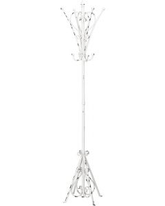 Premier Housewares New York Loft Metal Coat Stand Distressed White 190 cm