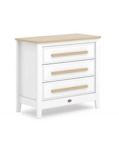 Boori Linear 3 Drawer Chest, Barley White and Almond