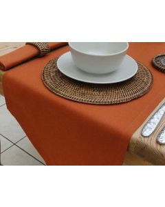Apelt Tablecloth Runner Terracotta Orange 50 x 160 cm 