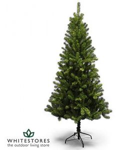 Jingles Christmas Tree Decoration Indoor Sable Fir Artificial Undecorated 7ft, Green
