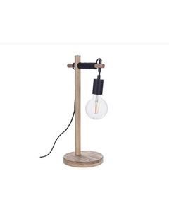 Bizzotto 1 Light Table Lamp Forest Natural, Solid Wood 46.5cm H