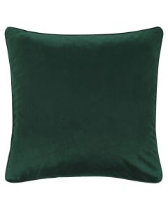 House Additions Velvet Cushion Cover Dark Green 45cm x 45cm 