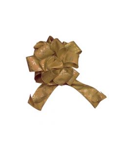 The Seasonal Aisle PACK OF 2 Pull Bows Ribbon Christmas Gift Wrap, Gold 30cm
