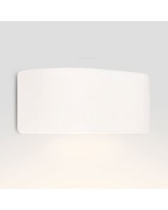 MiniSun Planter Style Small Wall Mounted 1 Light in White Ceramic 