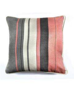 Fusion Whitworth Stripe Cushion Cover 100% Cotton, Blush 43cm x 43cm 