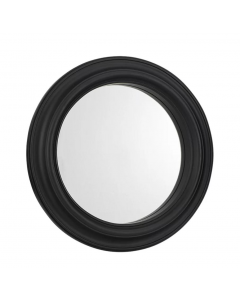 Aufora Frame Mirror Round Black Stylish 43cm H x 43cm W x 5cm D