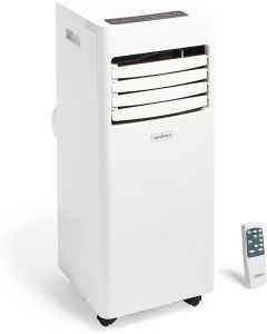 VonHaus Air Conditioner 7000BTU Portable with Remote Control LED Screen White