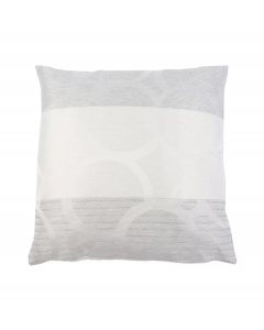 Gözze Conelly White Silver Cushion Cover 50 x 50 cm