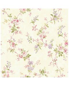 SK Filson Chelsea Garden Wallpaper Roll, Soft Pink 52cm x 10.05m