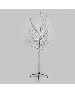 Tinsel Fine Christmas LED Light Tree 150cm Black Indoor Outdoor 