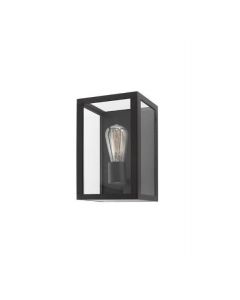 Nova Luce Zest Outdoor 1 Light Wall Light, Black Die-Casting Aluminium
