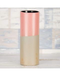 Widdop Wonderful  Botanic Vase Ceramic, Pink Two Tone 27cm