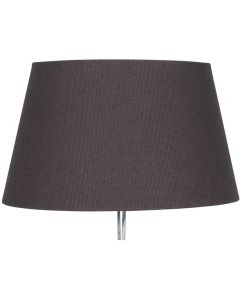 Pacific Handloom Tapered Empire Lamp Shade Light, Fabric Grey 20cm Dia