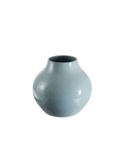 J-Line Classic Table Vase Irregular Ceramic Blue Small