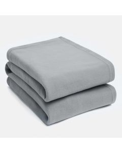Rejuvopedic Travel Fleece Blankets Throw Silver Grey 120 x 150cm