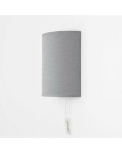Light Experiences Modern Alice Wall Lamp 1 Light, Shade Grey 