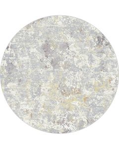 Ragolle Canyon Stain Resistant Round Rug, Grey 200 x 200cm
