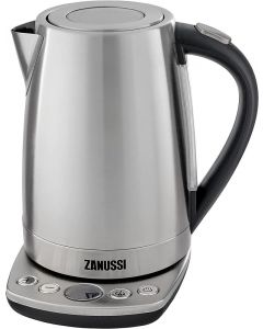Zanussi Digital Cordless Kettle LED Display 1.7L Stainless Steel Silver