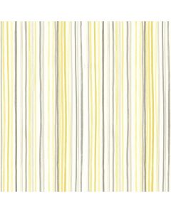 Fine Decor Exclusive Wallcoverings Estelle Watercolor Stripe Wallpaper, Yellow