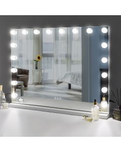 FENCHILIN Hollywood Pro Vanity Mirror 18 Dimmable LED Bulbs White