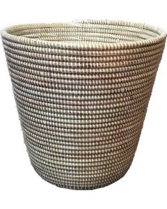 House Additions Alibaba Waste Paper Basket Natural White 30cm H X 32cm W X 32cm D