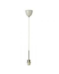 Markslöjd Uppbo 1-Light Ceiling Pendant Light, Metal White 150cm Adjustable 