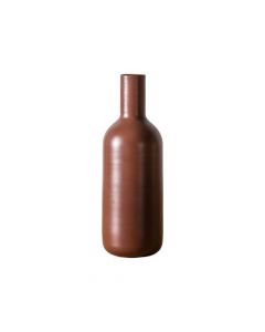 House Additions Vase Glass Brown Oxide 24 cm 