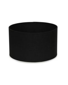 MiniSun Reni Black Fabric Medium Drum Shade