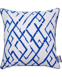 TOM TAILOR T-Modern Art Cushion Cover Blue White 40 x 40 cm