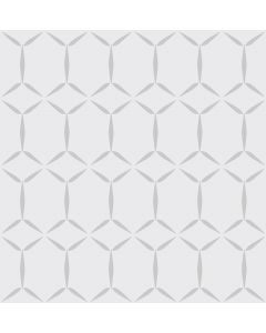 A-Street Prints Retro Wallpaper Roll Geometric, Dove Grey Silver 10.05m x 53cm